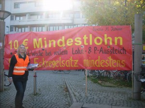 10 Euro Mindestlohn 500 Euro Regelsatz Hartz IV
